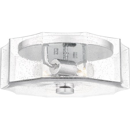 Quoizel Flush Mount Flush Mount 2 Lights Polished Chrome QFL6222C